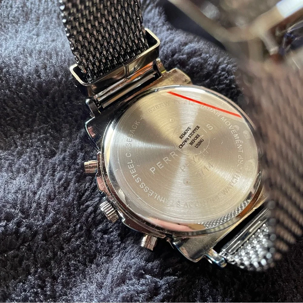 Men’s Perry Ellis Mesh Stainless Steel Watch BRAND NEW - Picture 8 of 8
